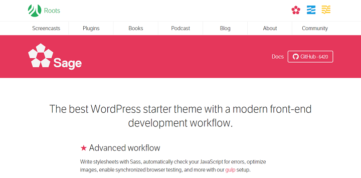 Sage WordPress starter theme