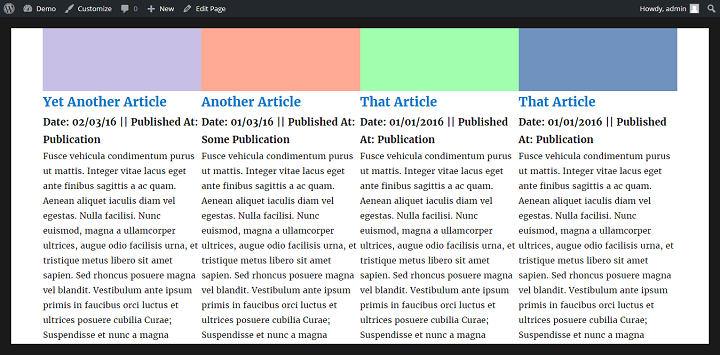 No Margins For Portfolio Site With Advanced Custom Fields