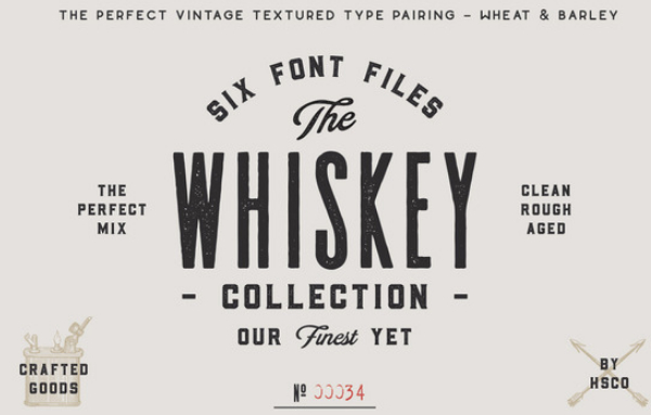 The Whiskey Font Collection