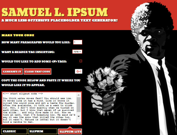 Samuel L. Ipsum