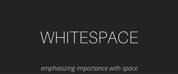 Typography Whitespace