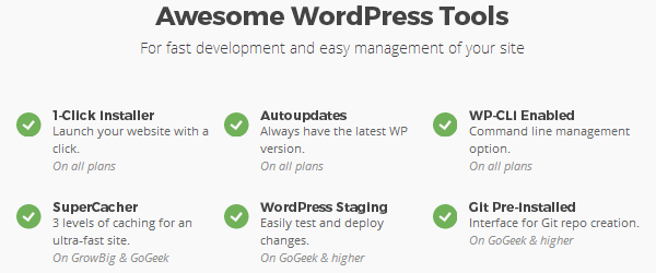 SiteGround - WordPress Tools