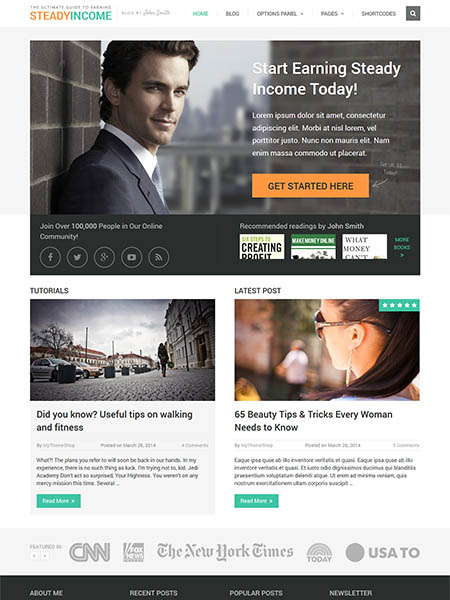 steadyincome theme