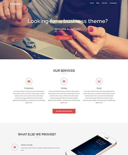 sydney tema wordpress