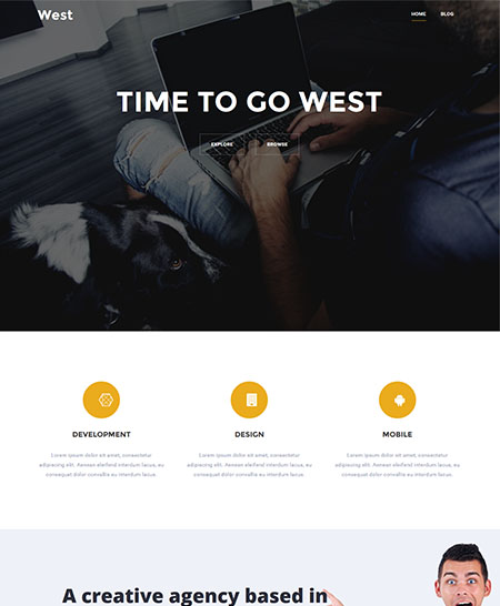 ovest tema wordpress