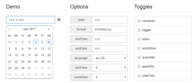 jquery datepicker plugin