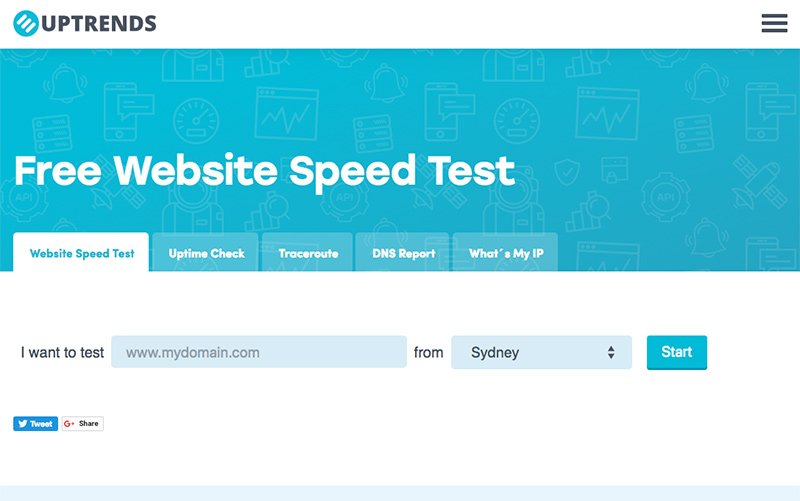 Speed testing tools