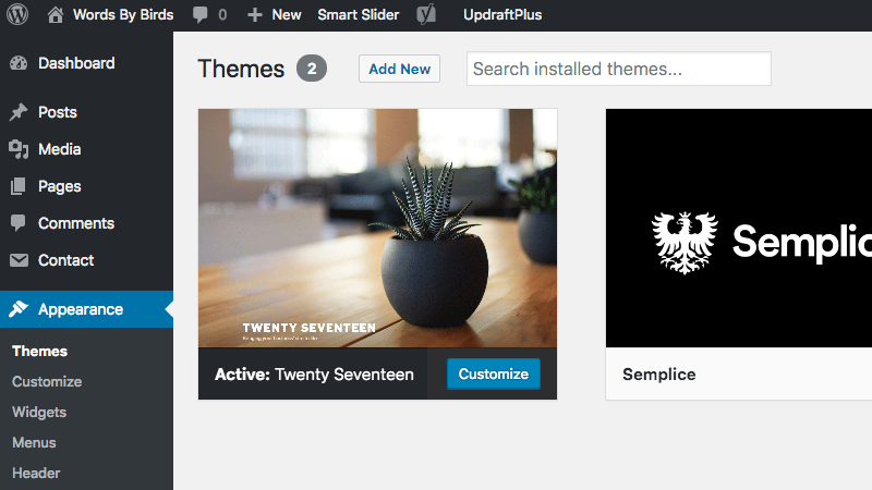 WordPress themes