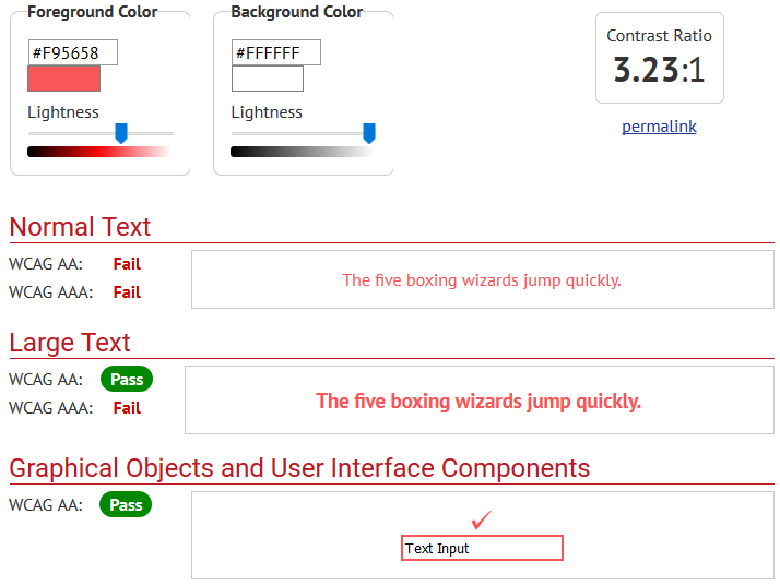 contrast checker tool for readability