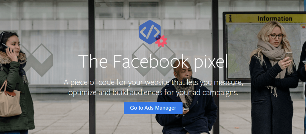 The Facebook pixel website.