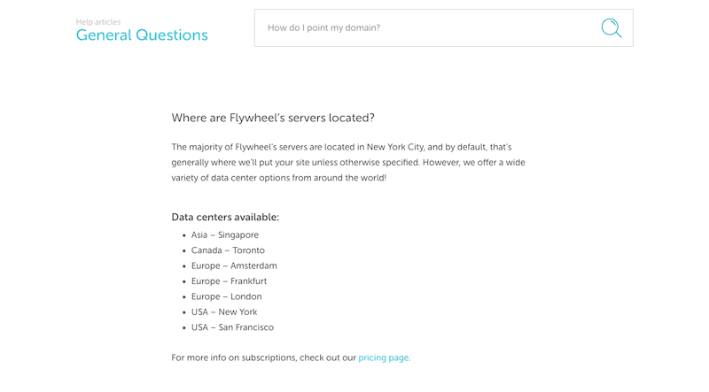 Flywheel Servers