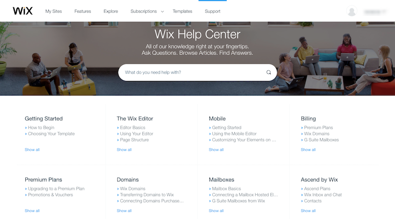 Wix Knowledgebase