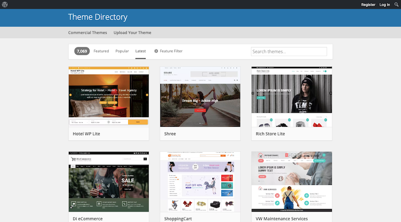 WordPress Theme Repository