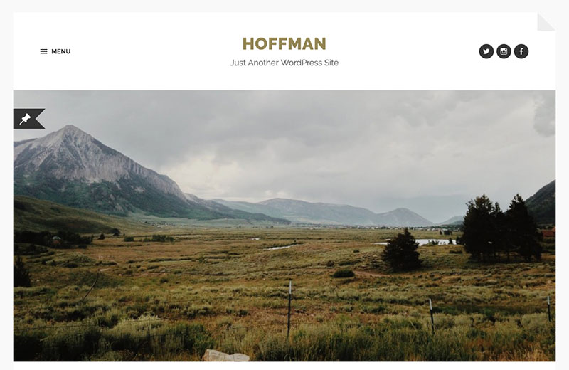 Hoffman WordPress themes for writers