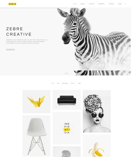 zebre-minimal-theme