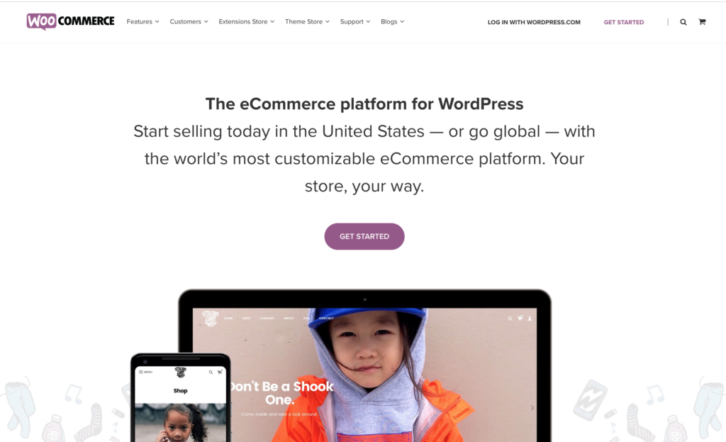 WooCommerce for WordPress Online store