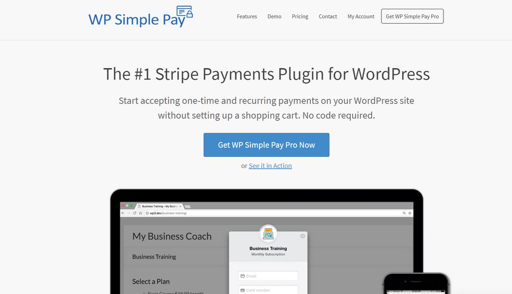 wp simple pay 1