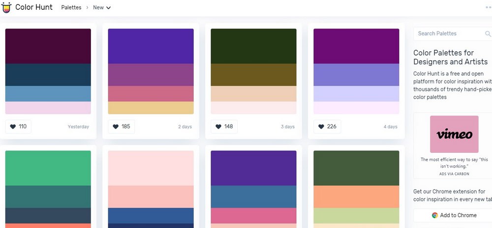 Best Color Palette Generators — HTML Color Codes