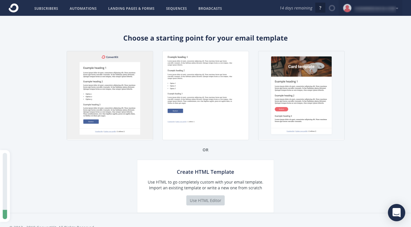 ConvertKit - Email Templates