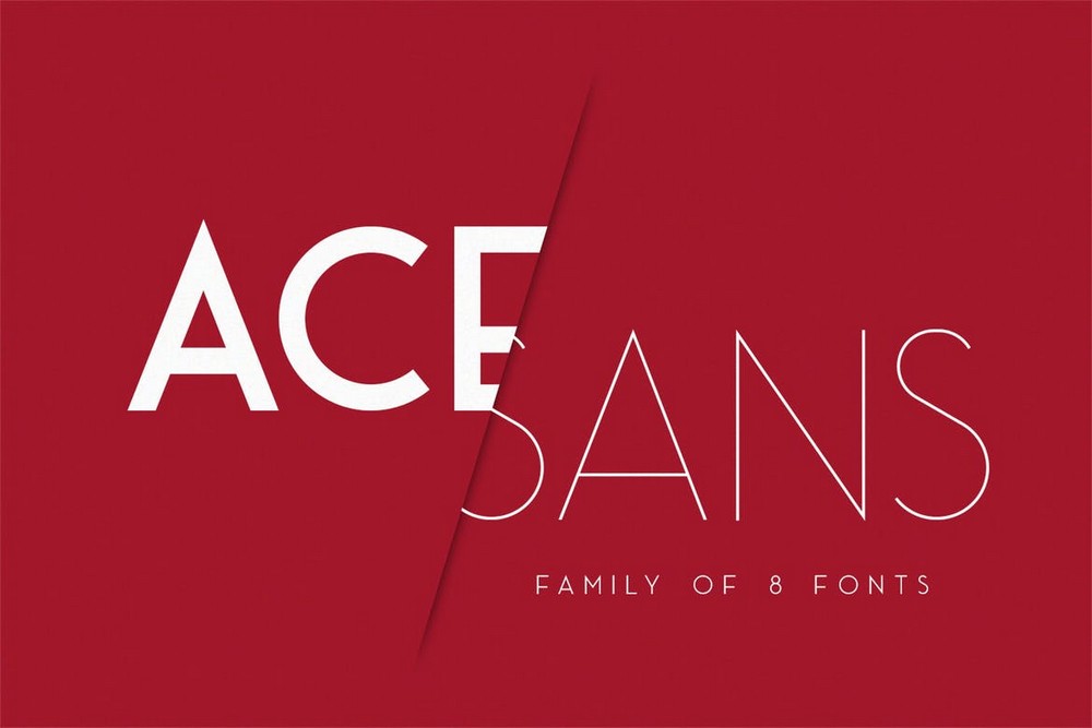 Ace Sans - Sans-Serif Font Family