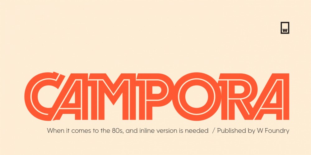 Campora - Modern Logo & Title Font