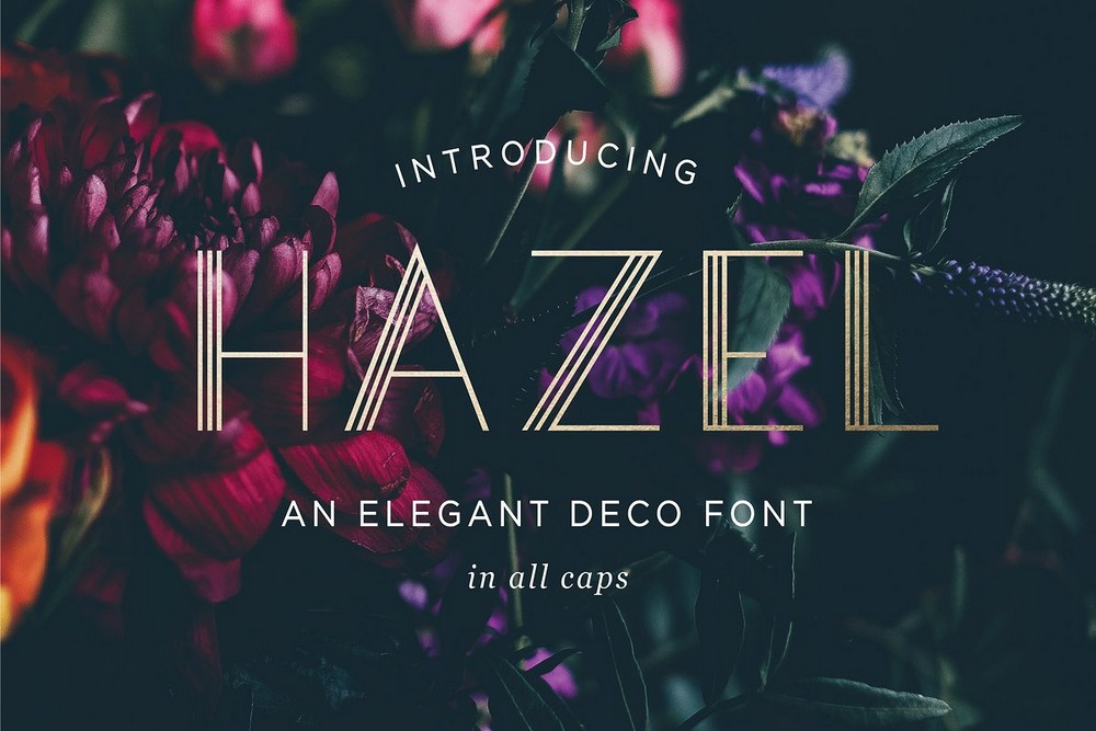 Hazel - Elegant Art-Deco Font