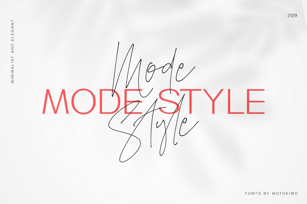 Mode Style - Modern Font Duo