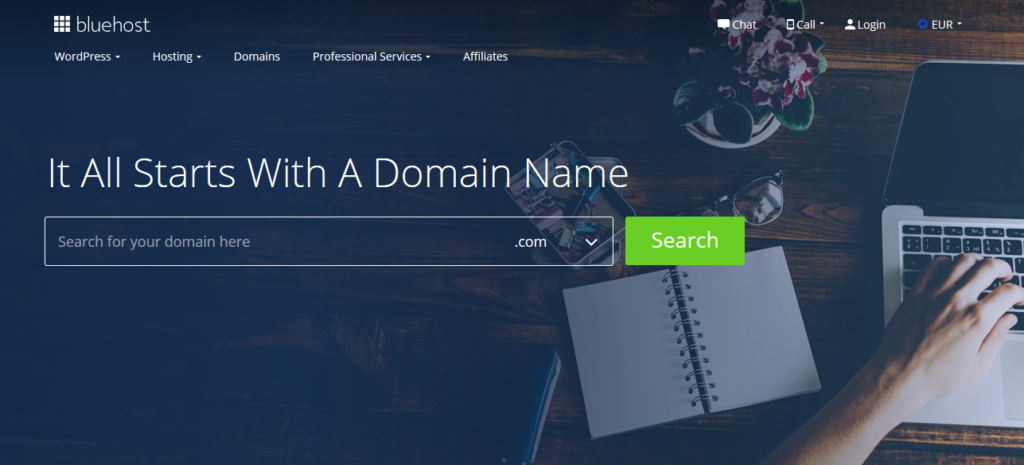 bluehost domains