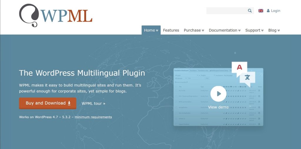 WPML is one of the best WordPress translation plugins