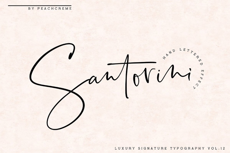 Santorina font