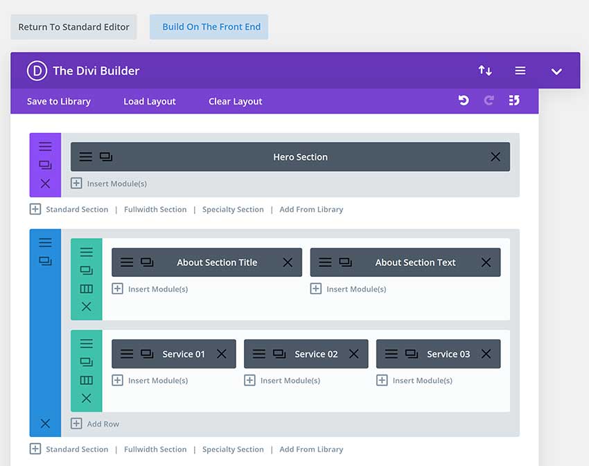 The Divi Legacy Builder