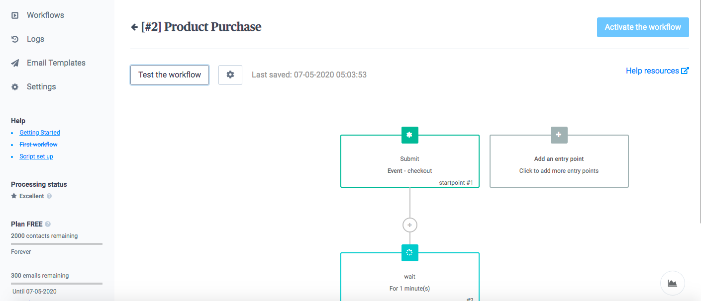 Sendinblue automation