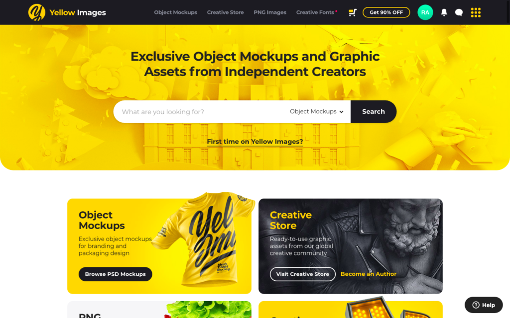 Yellow Images Coupon (2022) 20 OFF All Mockups & Design Assets