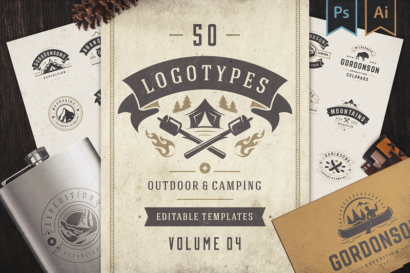 62 Best Photoshop Logo Templates (Free & Premium)