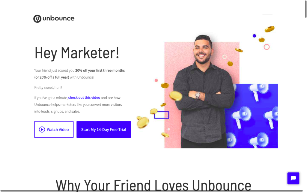 Unbounce Coupon Code 20 OFF for 2022 (Exclusive Offer)