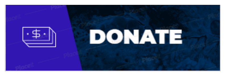 Twitch panel template Donate