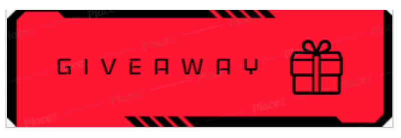 Giveaway Twitch panel template 