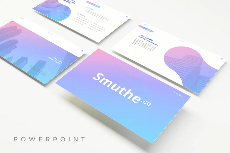 Smuthe PowerPoint template