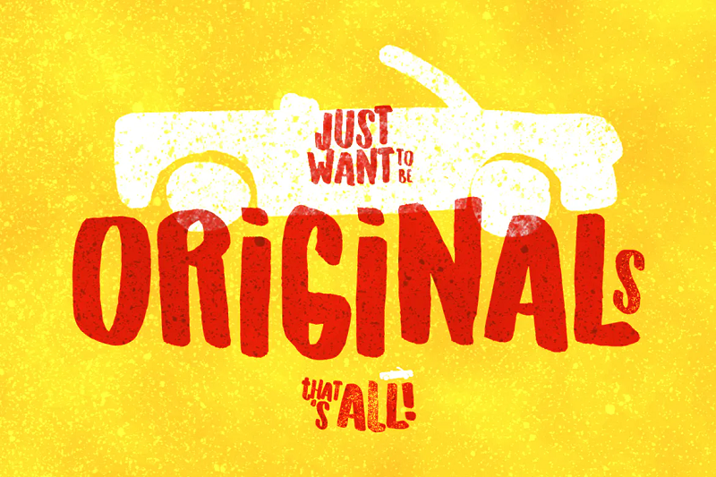 Originals Typeface best fonts for posters