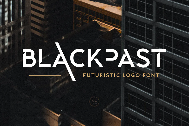 Blackpast futuristic font 