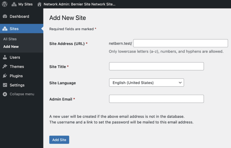 How to Create a Network Using WordPress