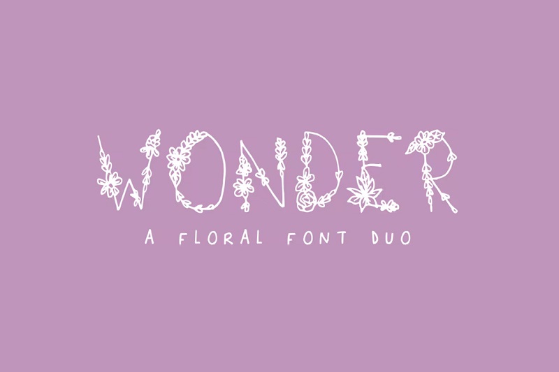 29 Best Floral Fonts for Botanical Inspired Designs (2024)