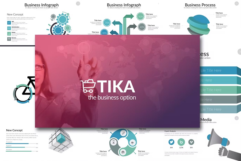 TIKA Google Slides template 