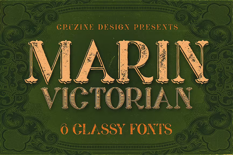 Marin Victorian font