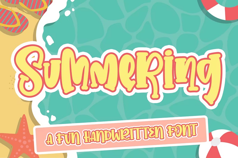 #1 best summer font