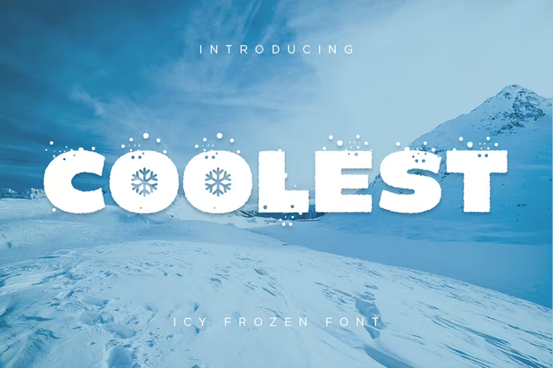 Icy font