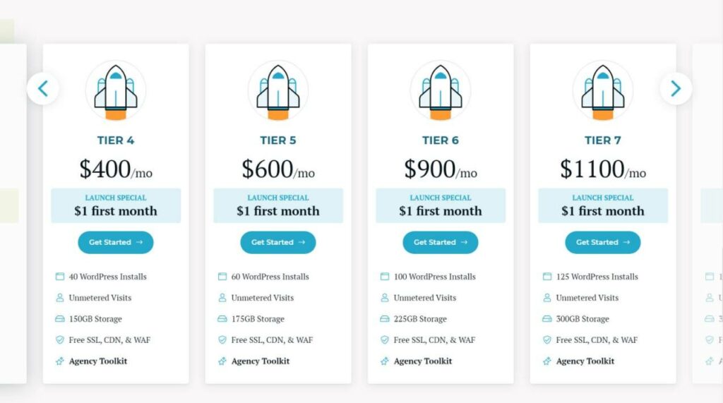 Rocket.net reseller pricing