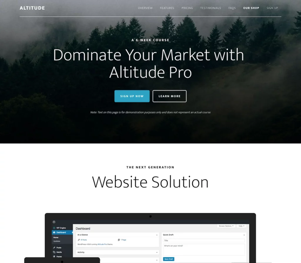 Altitude Pro theme