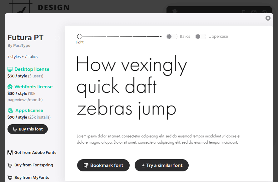 Fonts Ninja Preview