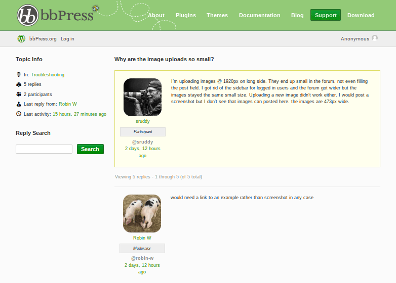 bbPress Forum Software